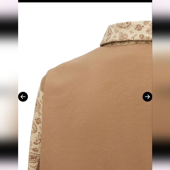 Homme + Femme PAISLEY WORK JACKET - Picture 10 of 13